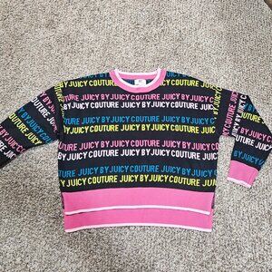 Juicy by Juicy Couture Logo Text Sweater - L